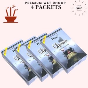 Upasna Wet Dhoops Premium Real Brand Pack of 4
