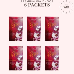 Gia DhoopBatti Premium Misbah Brand pack of 6
