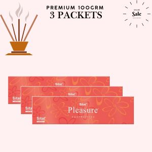 Pleasure Premium Aggarbatti Sital brand 100grms Pack of 3