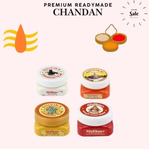 Mix Chandan Tilak Shivika 70Grm Readymade 4 Color