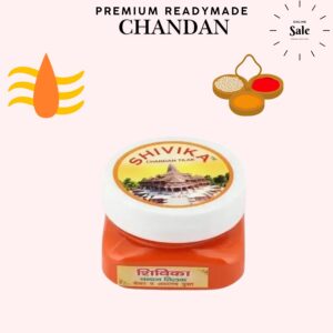 Orange Chandan Tilak Shivika 70Grm Readymade