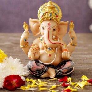 Ganesha Marble Dust Murti