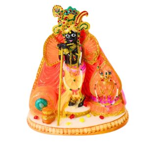 Shri Bankey Bihari Marble Dust Statue Washable