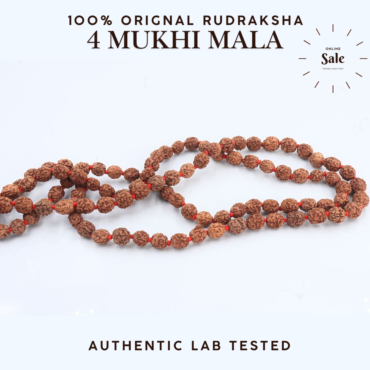 4 Mukhi Rudraksha Mala: Must-Have for Effortless Wisdom