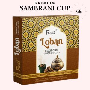 Loban Sambrani Cup by Real Brand 12Pcs