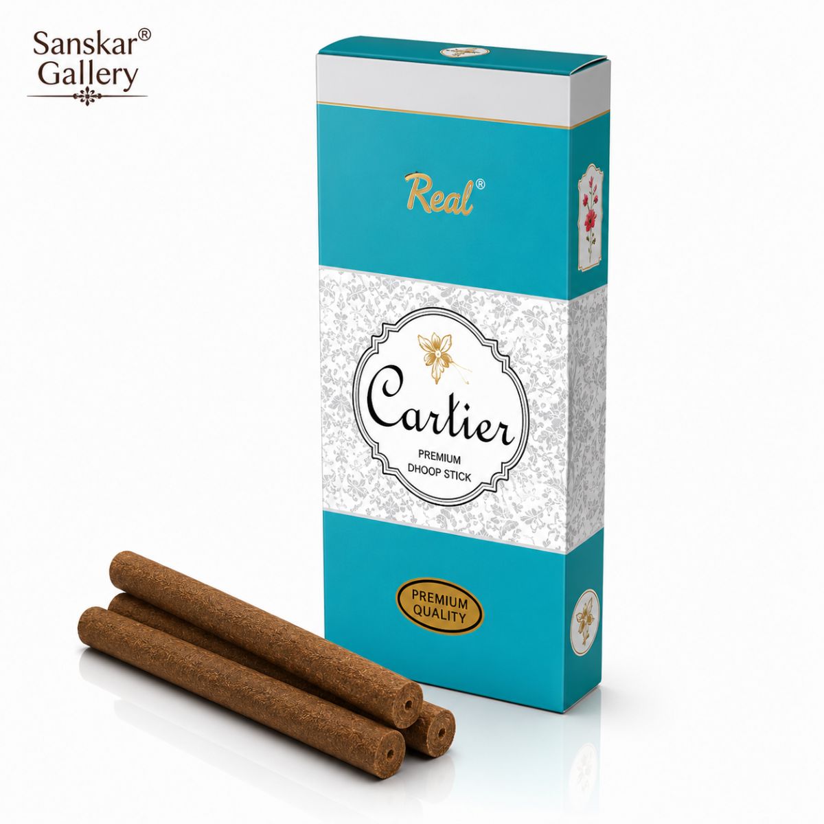 Cartier Premium Thick Dhoop Stick by Real Brand