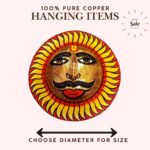 Pure Copper Surya Painted: Stunning Outdoor Idol for Prosperity