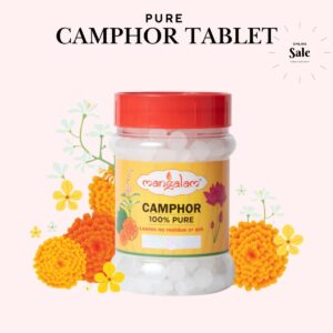 Camphor Kapoor Tablets By Mangalam brand - 20gm For 30Puja
