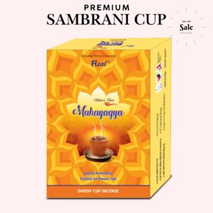 Mahayagya Premium Non Charcol Sambrani Cup 12pc