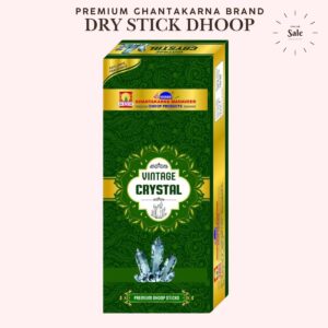 Vintage Crystal Dry Stick Dhoop By Ghantakarna