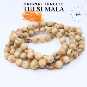 Orignal Tulsi Jap Mala 7MM Junglee Bead Perfect Round