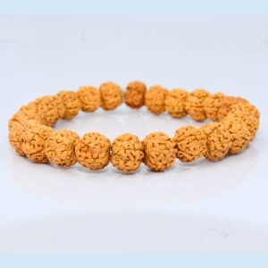 Rudraksha Bracelet Premium Pathri Dana 5 Mukhi 9MM