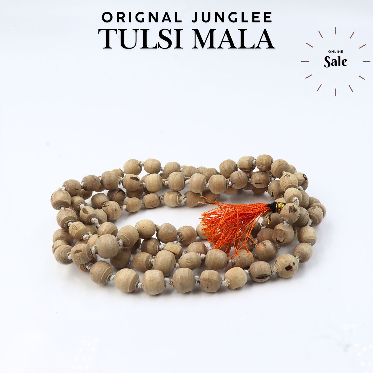 Orignal Tulsi Jap Mala 8MM Junglee Bead Perfect Round - Image 3