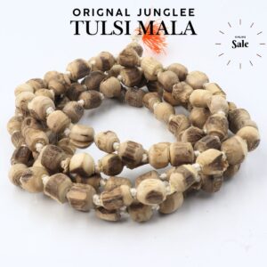 Tulsi Jap Mala 8MM Orignal Junglee Bead Simple Cut