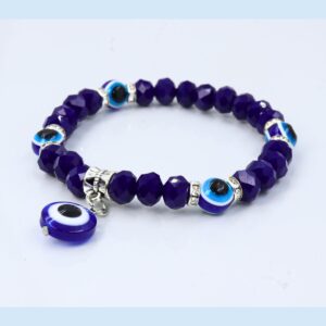 Blue Evil Eye Bracelet with Pendent Nazar Suraksha