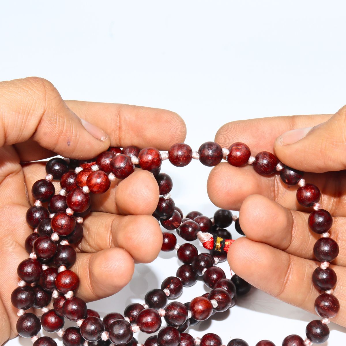 Laal Chandan Mala Pure Red 8MM Size Lab tested - Image 4