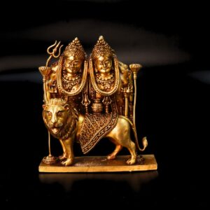 Chamunda Devi Brass Murti Small Size Premium Export Quality