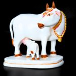 Cow Murti Marble Dust Premium 7.5 cm Height