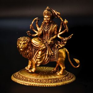 Maa Durga Brass Murti Small Size Premium Export Quality