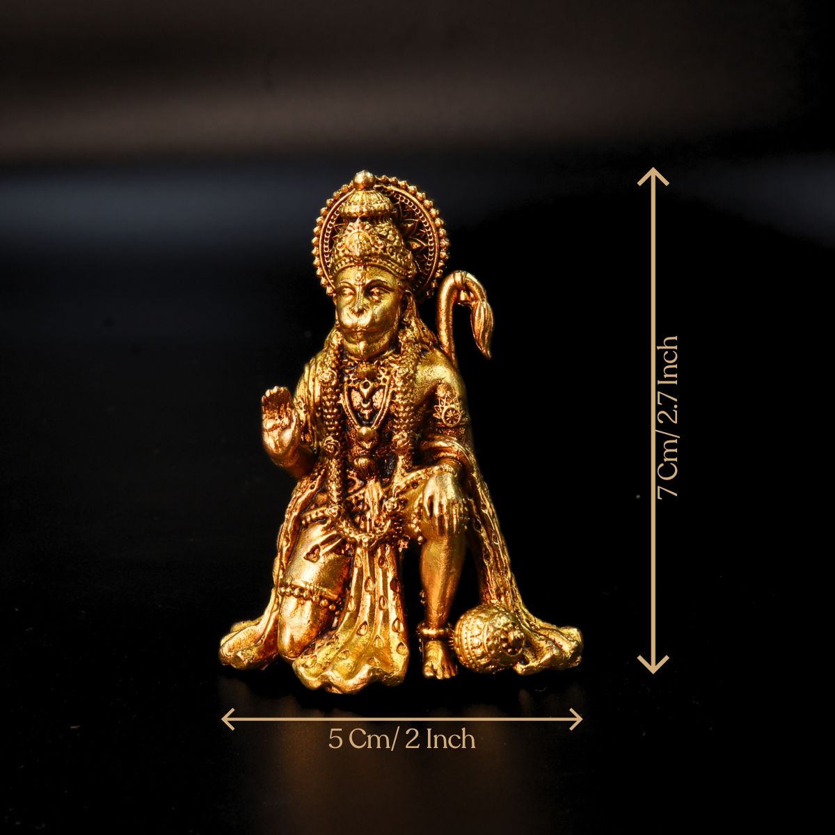 Aashirwad Hanuman Murti 6 Inch: Exclusive Small Size, Best Quality - Image 5