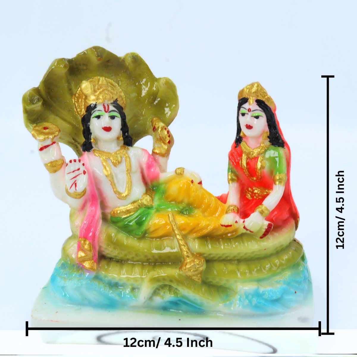 Vishnu Laxmi Sheshnag Swaroop Marble Dust Washable - Image 2