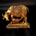 Kamdhenu Cow Brass Murti: Stunning Premium Quality Gem