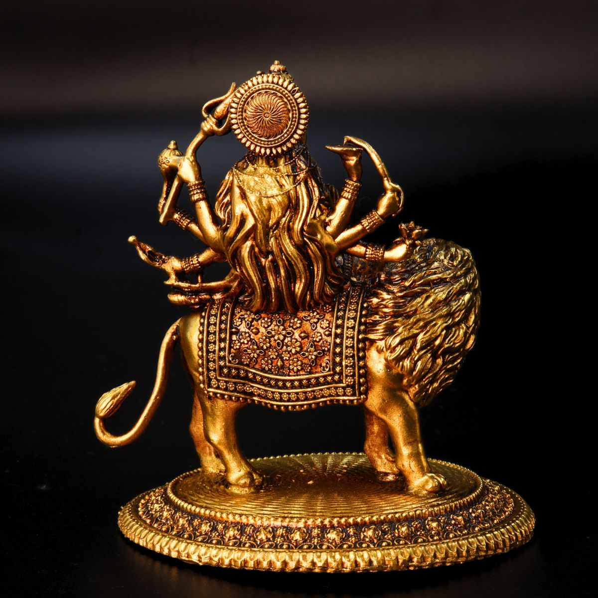 Maa Durga Brass Murti Export Quality 4 Inch: For Devotees - Image 4