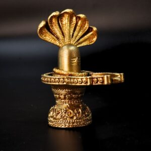 Shivling Brass Murti Small Size 8cm Premium Export Quality