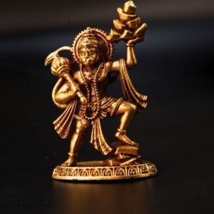 Pahaad Hanuman Brass Murti Small Size cm Export Quality