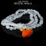 Orignal Crystal Sphatic Mala 7 mm Round Certified