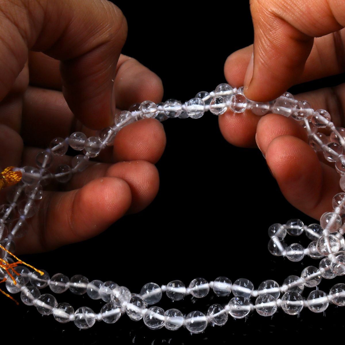 Orignal Crystal Sphatic Mala 7mm Round Certified - Image 4