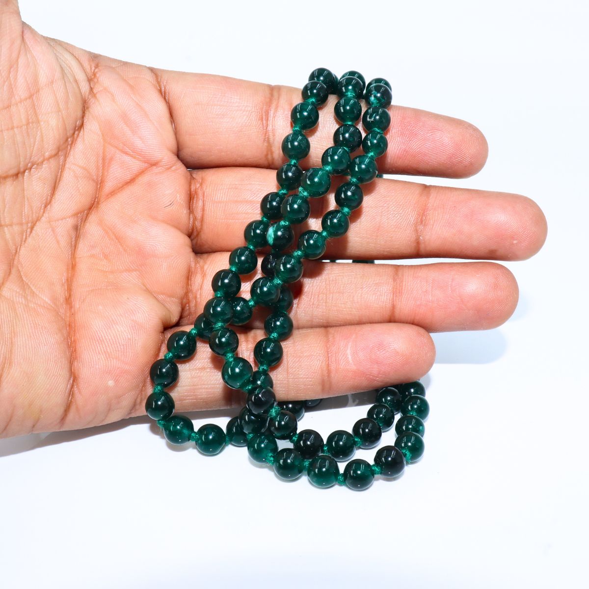 Orignal Green Hakik Mala Medium Size 6mm - Image 3