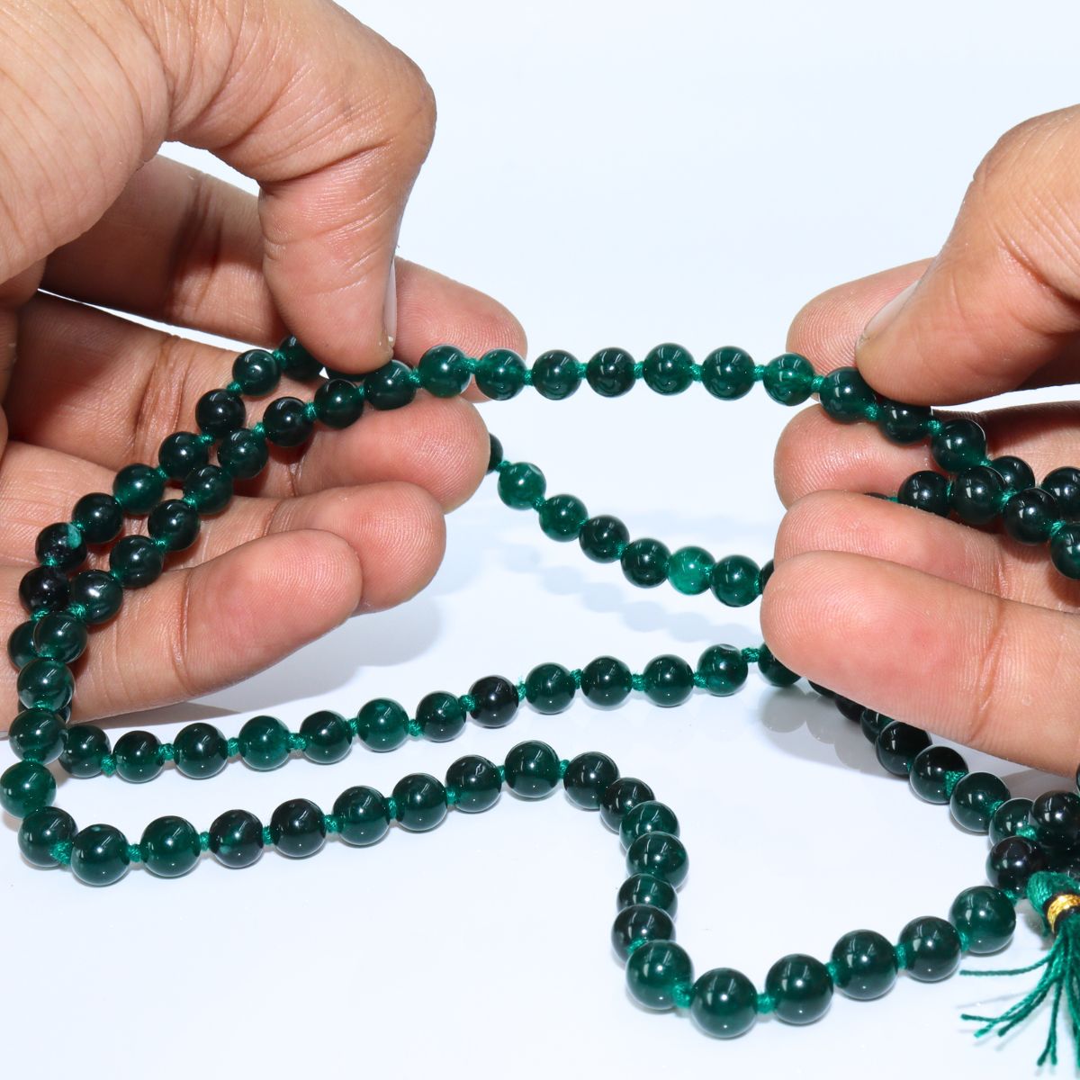Orignal Green Hakik Mala Medium Size 6mm - Image 2