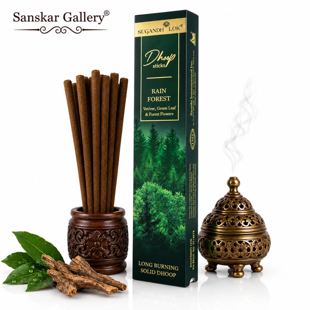 Rain Forest Long Low Smoke Sticks By Sugandh Lok
