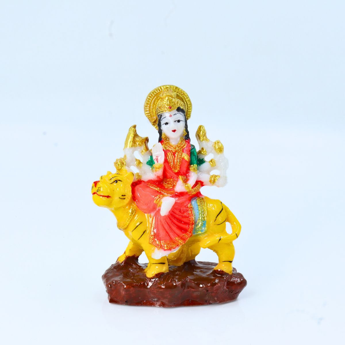 Durga Marble Dust Idol Color Washable 3 Inch