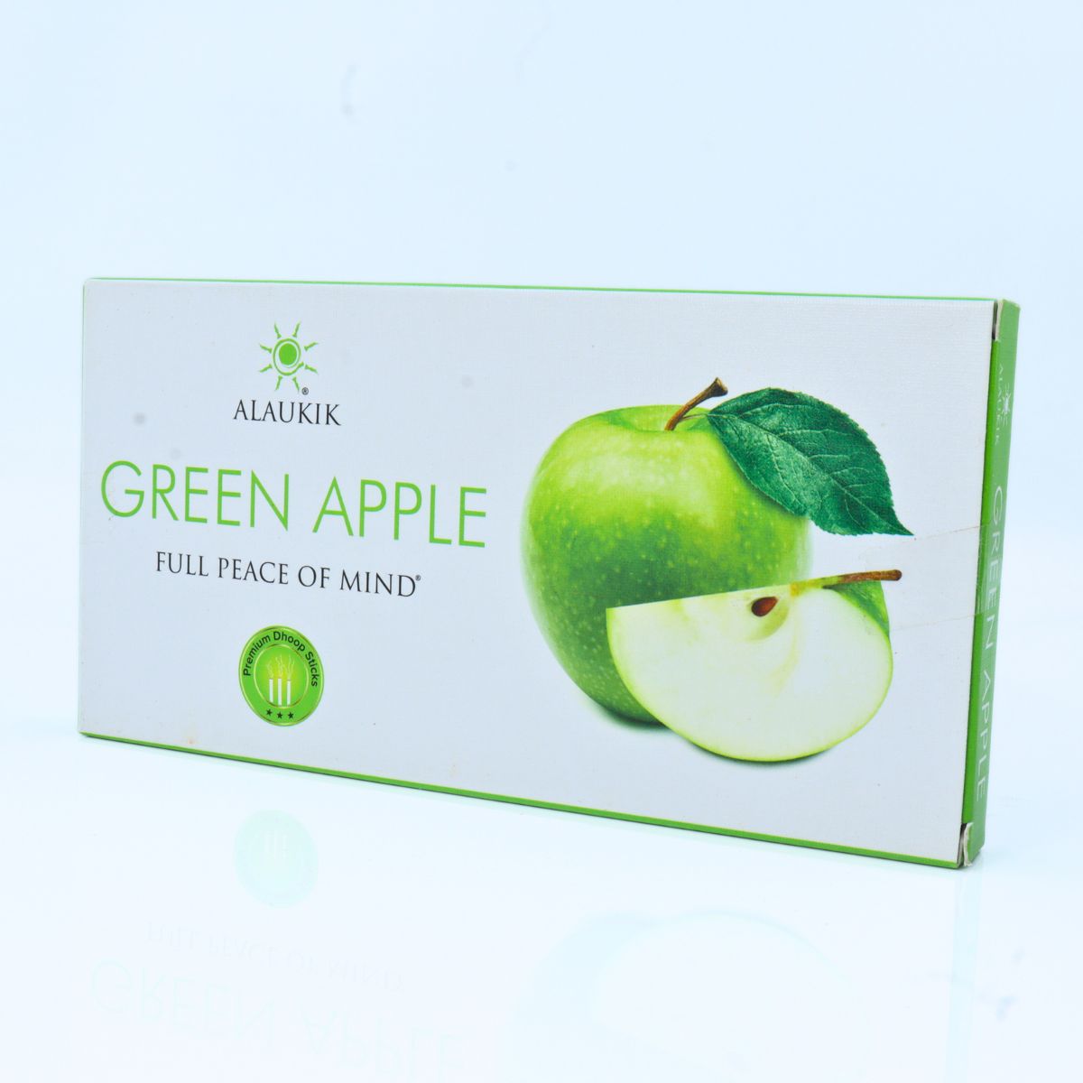 Green Apple Dry Dhoop Stick Low Smoke By Alaukik