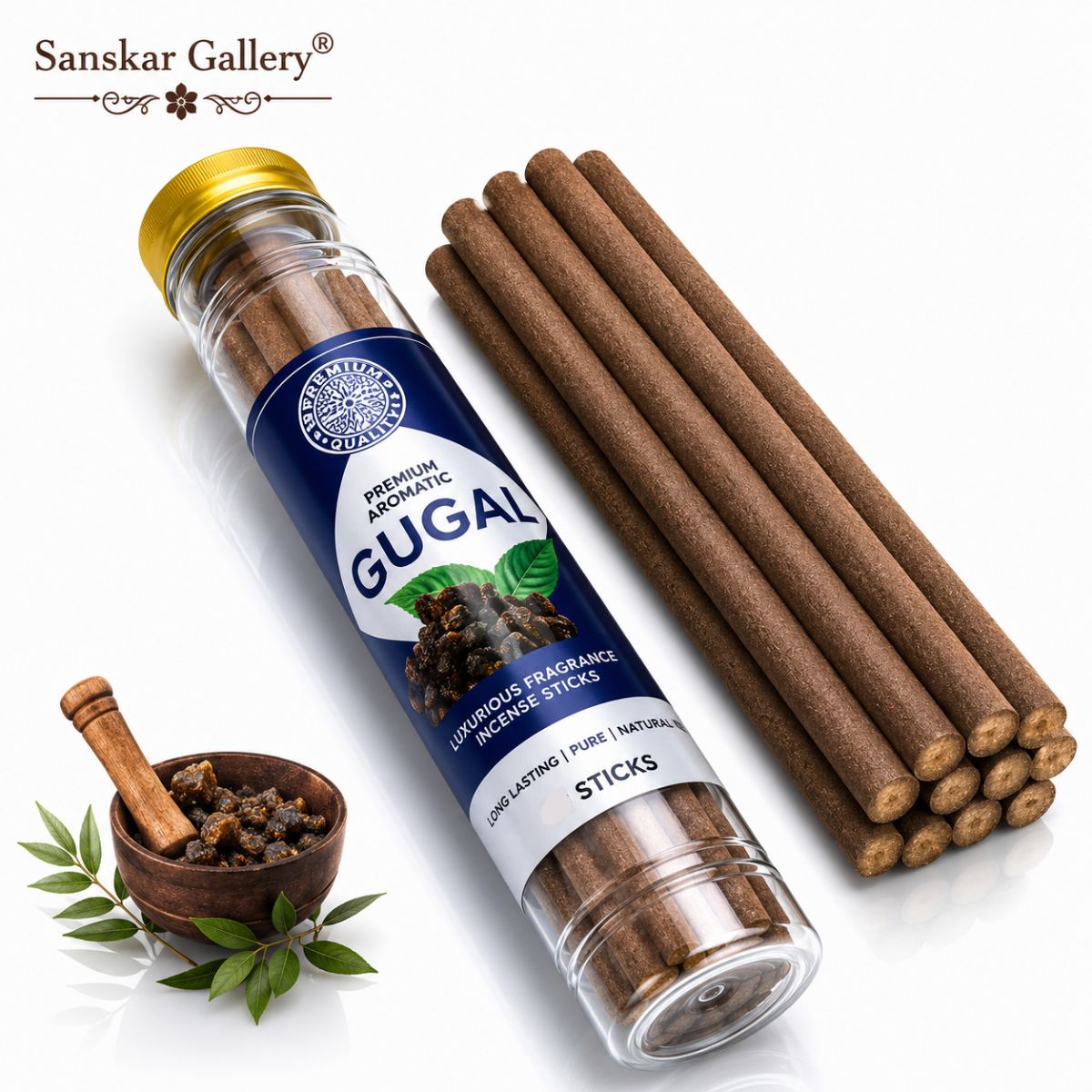 Guggal Premium Thick Stick Dhoop By Siddhi Vinayak