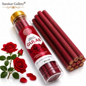 Gulab Premium Thick Stick Dhoop By Siddhi Vinayak