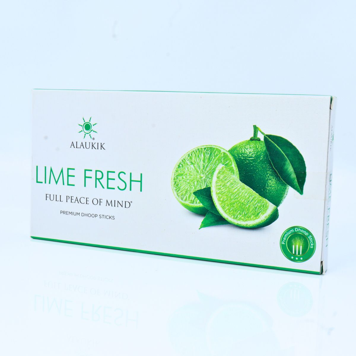 Lime Fresh Dry Dhoop Stick Low Smoke By Alaukik