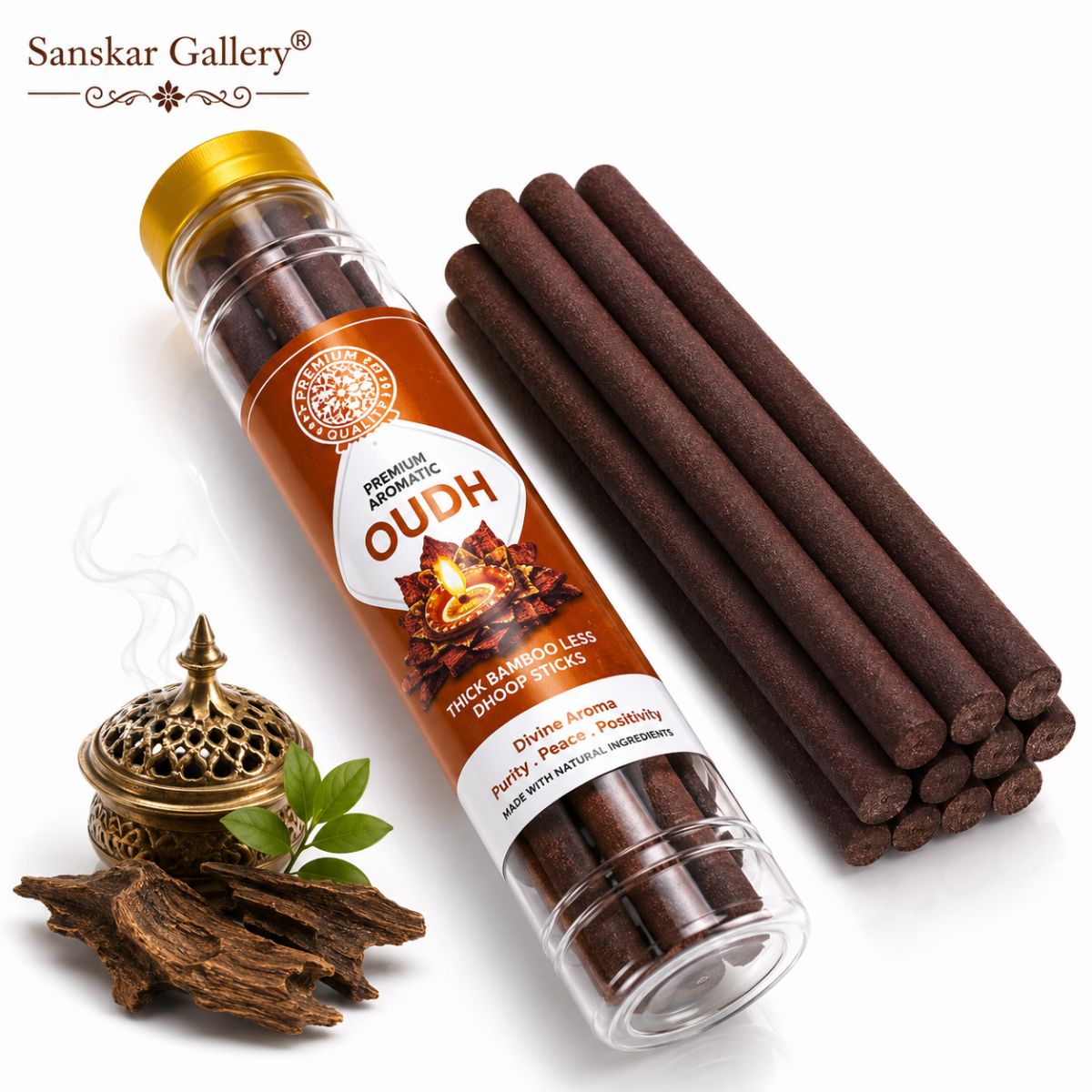 Gulab Premium Thick Stick Dhoop By Siddhi Vinayak