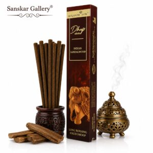 Indian Sandalwood Long Low Smoke Sticks By Sugandh Lok