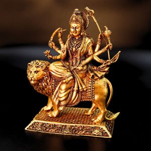 Durga Maa Murti Premium Brass Fine 5 inch