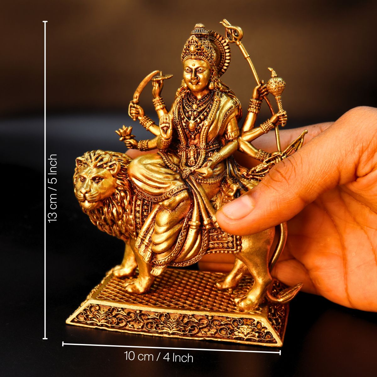 Durga Maa Murti: Stunning Premium Brass for Your Home - Image 4