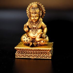 Kuber Murti Small Size Premium Brass 3 inch