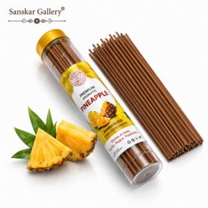 Pineapple Premium Bambooless Stick Dhoop Jar By Shree Siddhi
