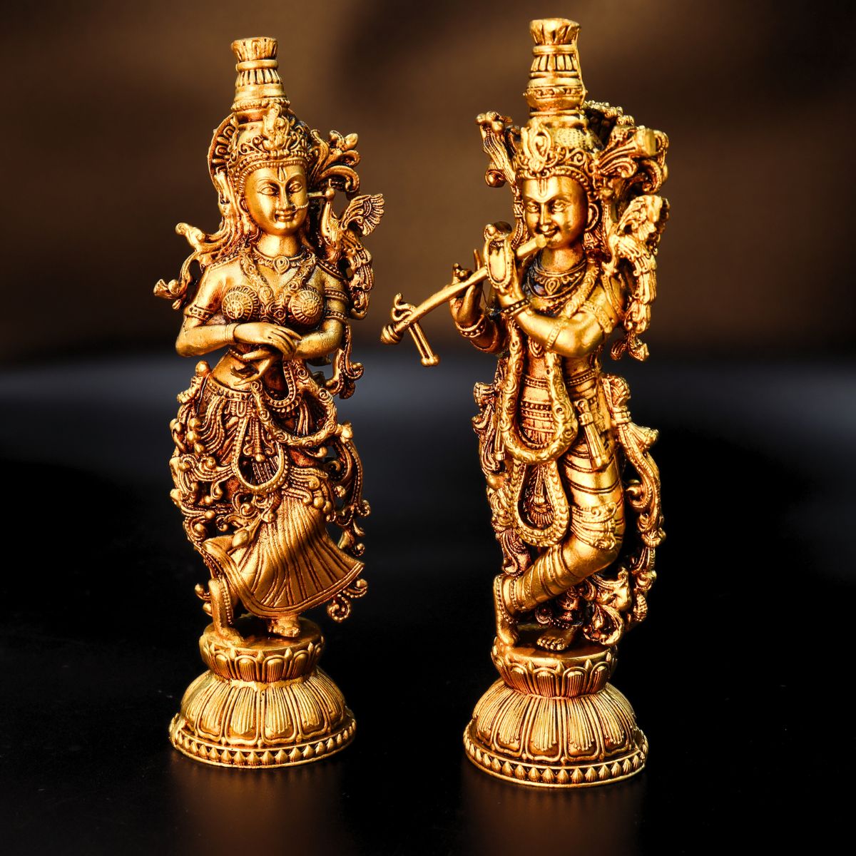 Radha Krishna Murti: Stunning & Affordable Brass Statue