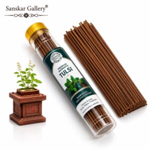 Tulsi Premium Bambooless Stick Dhoop Jar By Shree Siddhi