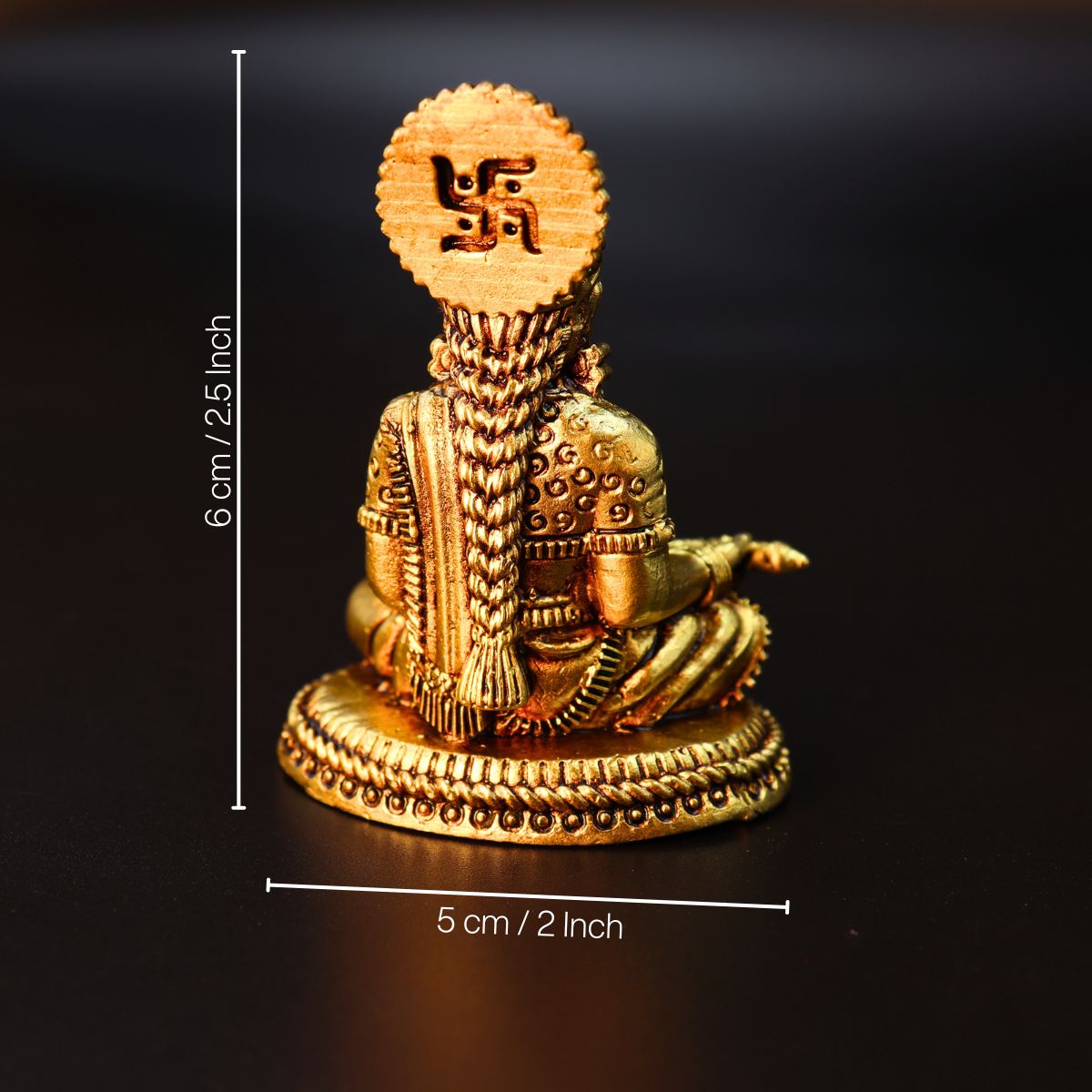 AnnaPurna Maa Murti: Stunning Premium Brass Design - Image 2
