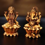Laxmi Ganesha Idol: Exquisite Blessings for Your Space