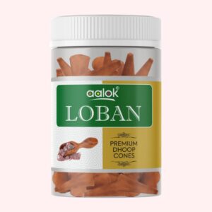 Aalok Loban Premium Dhoop Cone Jar